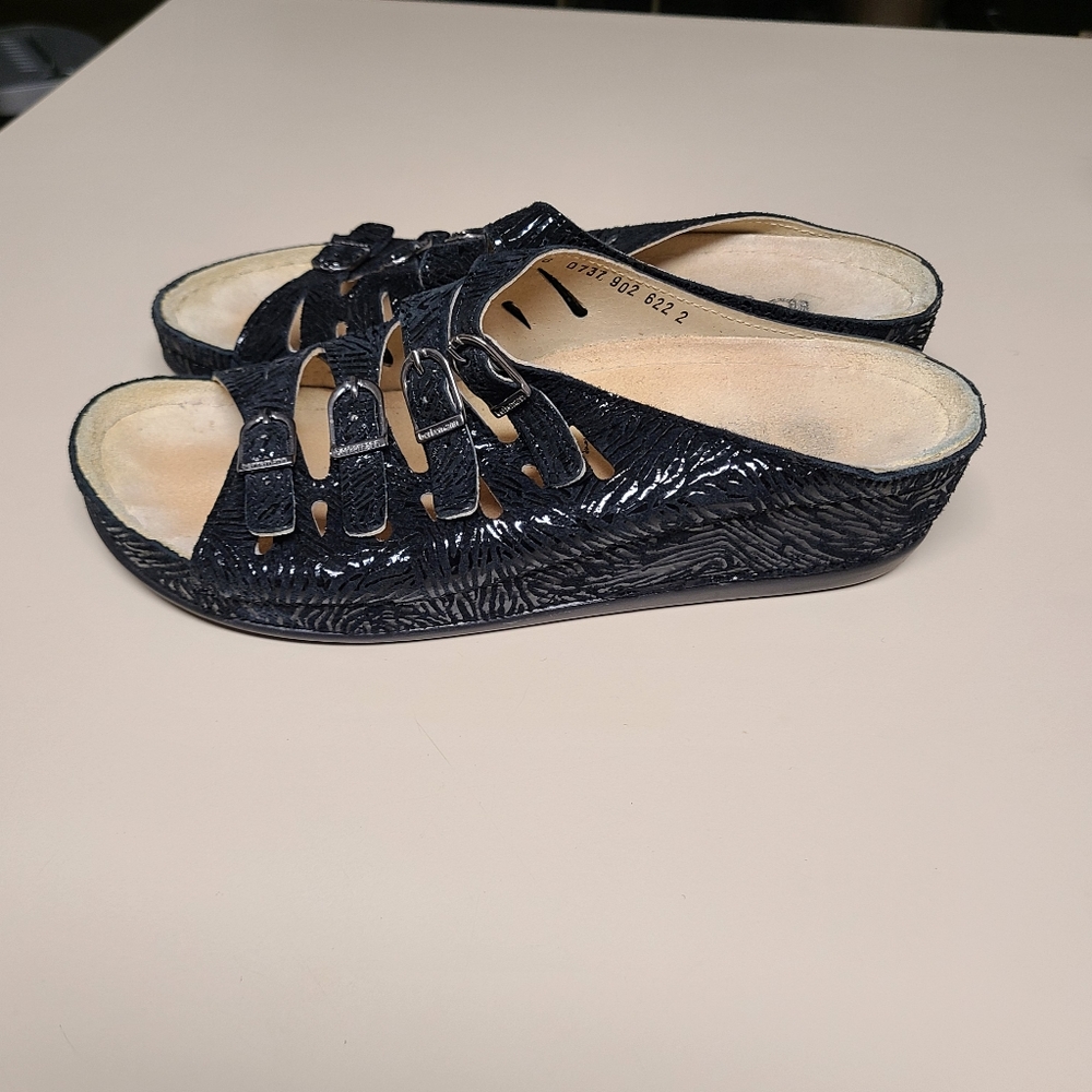 Berkemann Hassel zebra print sandals size 6 - Picture 2 of 9